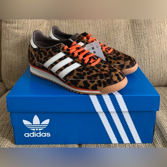 NEW Adidas SL 72 OG Leopard Print Shoes - Size 8 Women's - Sneakers - Picture 9 of 13